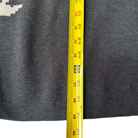 Nine West Digital Bird Print Gray Sweater Dress Size S - Picture 8 of 9